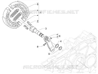Rear brake - Brake jaw