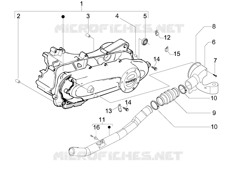 Crankcase cover - Crankcase cooling