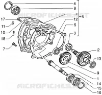Rear wheel shaft