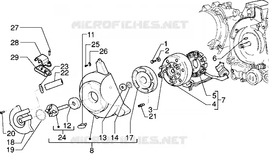 Flywheel magneto