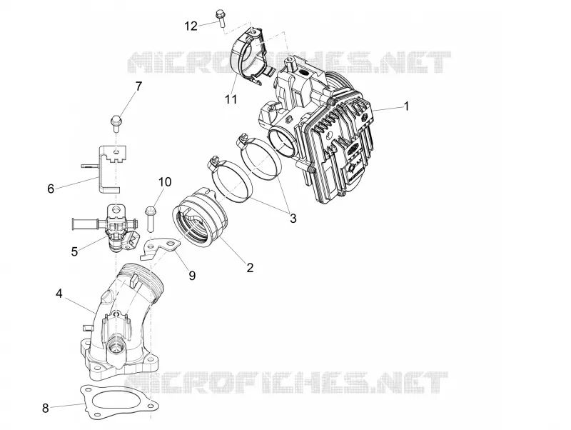 Throttle body - Injector - Union pipe