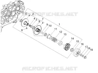 Driven pulley
