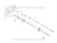 Driven pulley