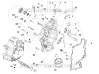 Flywheel magneto cover - Oil filter