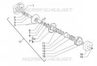 Driven pulley shaft