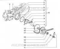 Half-pulley assy., driving