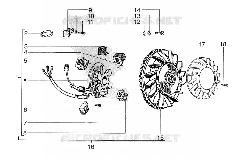 Cdi magneto assy