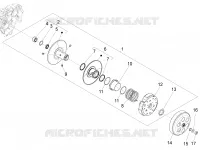 Driven pulley