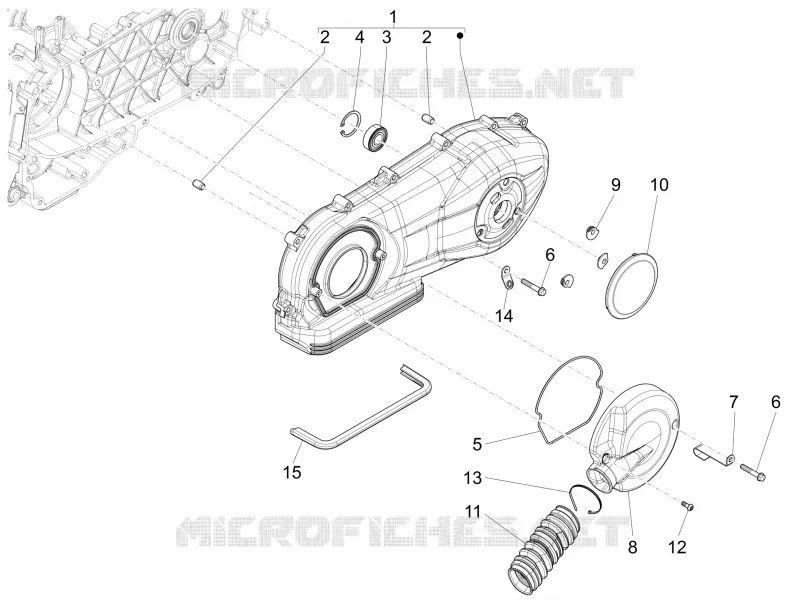 Crankcase cover - Crankcase cooling