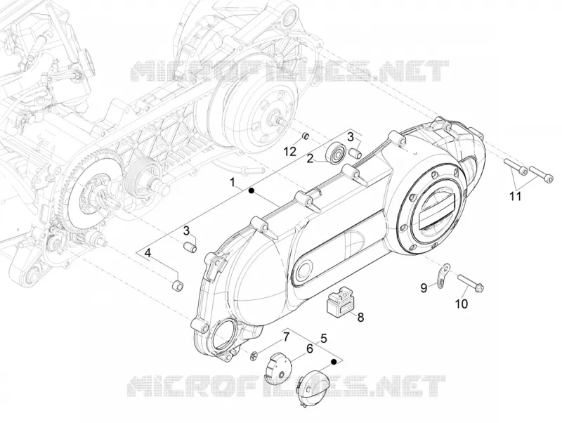 Crankcase cover - Crankcase cooling