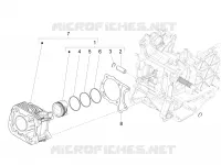 Cylinder-piston-wrist pin unit
