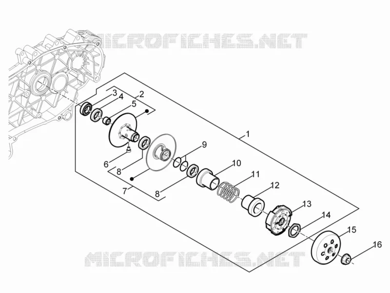 Driven pulley