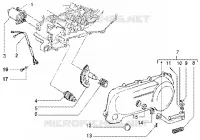 Starting motor-starter lever