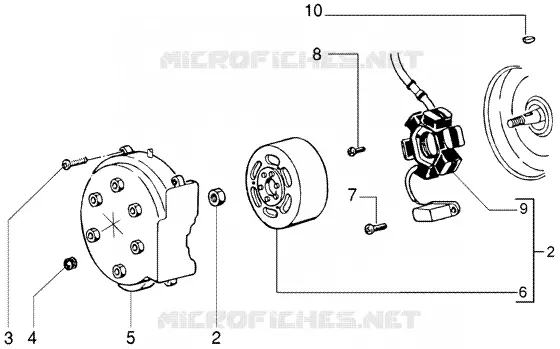 Flywheel magneto
