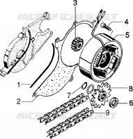 Flywheel magneto