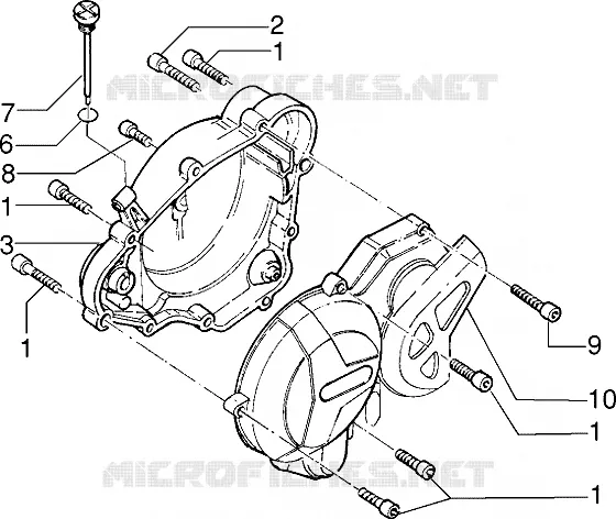 Half crankcase covers