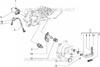 Starting motor-starter lever