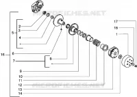 Driven pulley