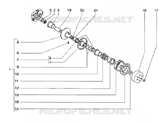 Driven pulley