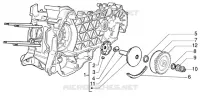 Driving half pulley