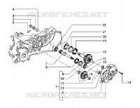 Rear wheel shaft