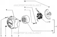 Flywheel magneto