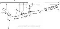 Belt cooling tube