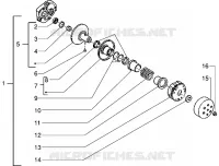 Driven pulley