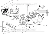 Clutch cover-scrool cover