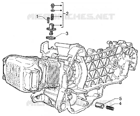 Chain tightener-by-pass valve