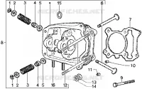 Cylinder head-valves
