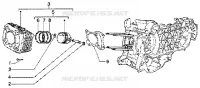 Cylinder-piston-wrist pin, assy