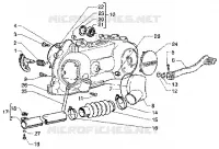 Kickstarter-crankcase cooling