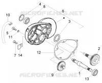 Rear wheel shaft