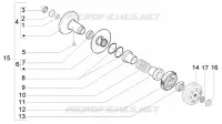 Driven pulley