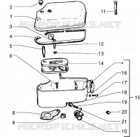 Air cleaner component parts
