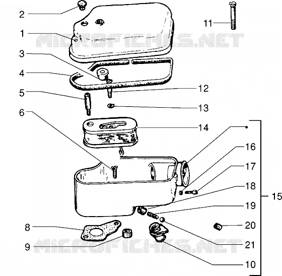 Air cleaner component parts