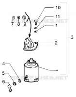 Starting motor