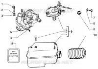 Carburettor-air cleaner