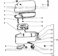 Air cleaner component parts