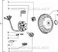 Flywheel magneto