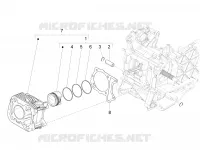 Cylinder-piston-wrist pin unit
