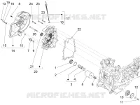 Flywheel magneto cover - Oil filter