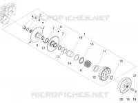 Driven pulley