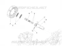 Rear brake - Brake jaw