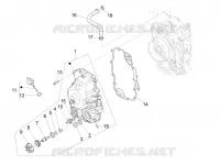 FLYWHEEL COVER - OIL FILTER