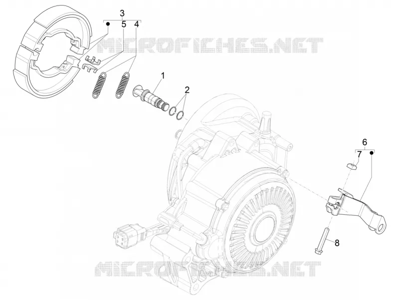 REAR BRAKE - SHOES