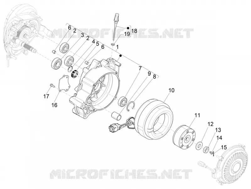 Electric motor of traction