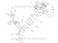 Throttle body - Injector - Inlet manifold