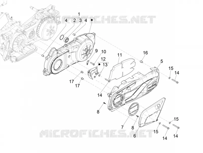 Crankcase cover - Crankcase cooling